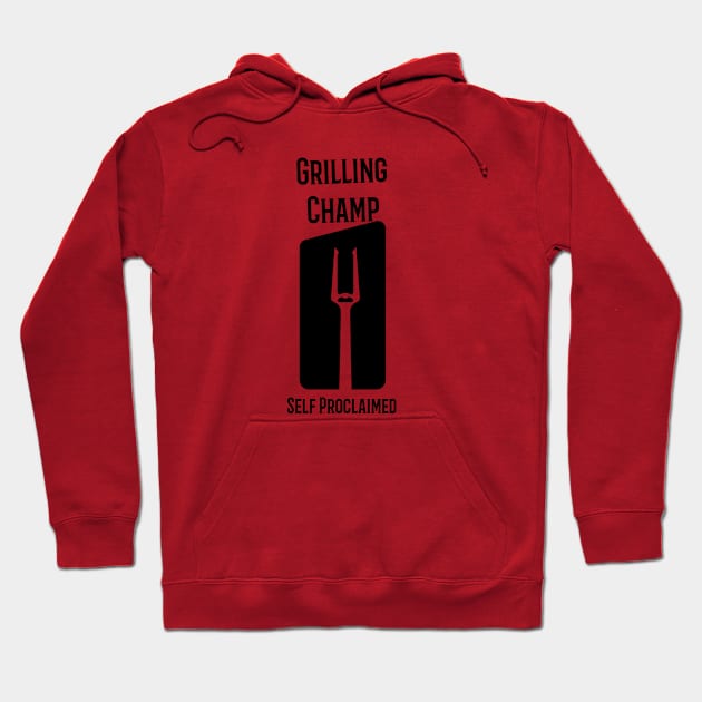 Grilling Champ Hoodie by Preston James Designs